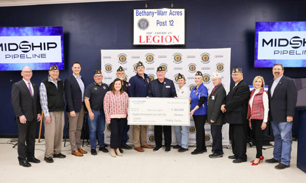 Local American Legion post receives $10,000 donation from Midship