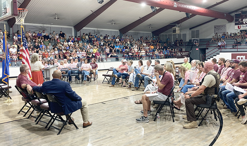 Ferguson makes case for school bond passage