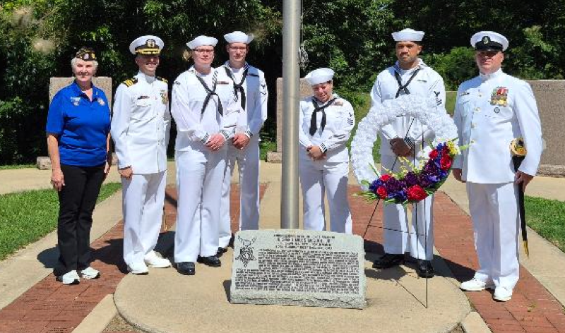 Crew of namesake Navy vessel pays tribute to Tishomingo war hero